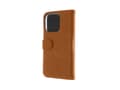 Miniatyrbilde 3 av 5: Insmat Premium - Lommebok for mobiltelefon - ekte skinn, polykarbonat, kartong+papir+aluminiumsfolie - brun - for Apple iPhone 15 Pro