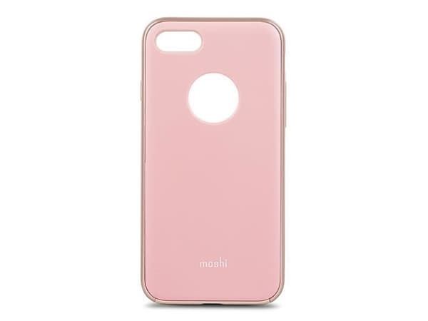 Moshi iGlaze, Rund (shell case), Apple, iPhone 7, 11,9 cm (4.7"), Rosa