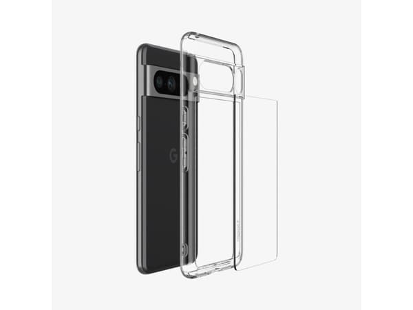 Spigen Ultra Hybrid - bakstycke till mobiltelefon - polykarbonat, termoplastisk polyuretan (TPU) - kristallklart - för Google Pixel 8 Pro