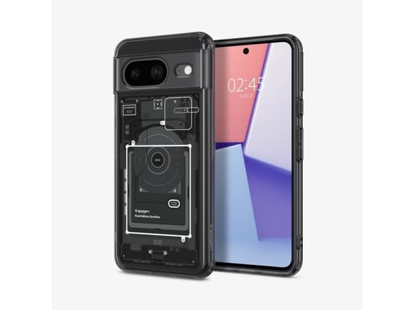 Spigen Ultra Hybrid Zero One, Omslag, Google, Google, 15,7 cm (6.16"), Svart, Grå