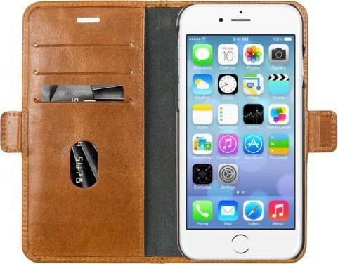 dbramante1928 Bernstorff, Avattava kotelo, Apple, iPhone 8/7/6 Plus, 14 cm (5.5"), Ruskea