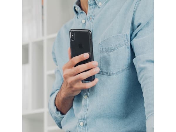 Moshi Vitros, Rajallinen, Apple, iPhone XS Max, Musta, Läpinäkyvä