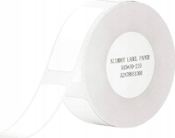 NIIMBOT Etiketter (rulle) 30 x 15 mm Hvid 210 stk A2A68601301 Universelle etiketter