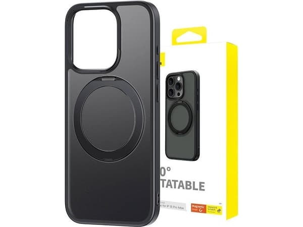 Magnetisk deksel til iPhone 15 ProMax Baseus CyberLoop Series (sort)