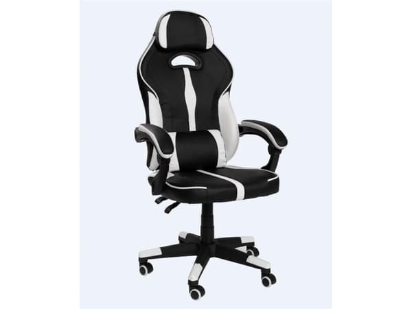 Pelituoli Domoletti GT-GC303, valkoinen/musta