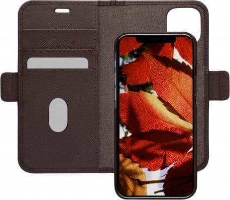 dbramante1928 New York, Lommebok-etui, Apple, iPhone 12/12 Pro, 15,5 cm (6.1"), Sjokolade