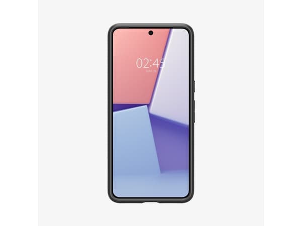 Spigen Liquid Air - Baksidesskydd för mobiltelefon - termoplastisk polyuretan (TPU) - mattsvart - för Google Pixel 8 Pro