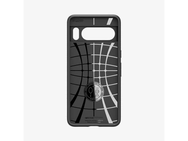Spigen Liquid Air - Baksidesskydd för mobiltelefon - termoplastisk polyuretan (TPU) - mattsvart - för Google Pixel 8 Pro