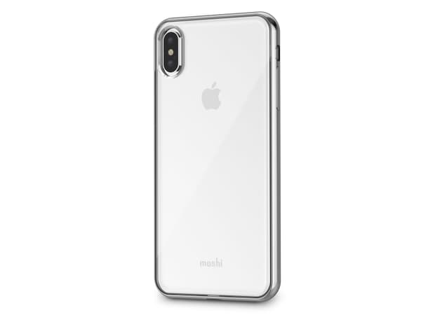 Moshi Vitros, Border, Apple, iPhone XS Max, Sølv, Gjennomsiktig