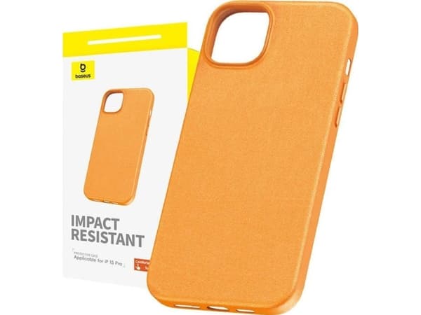 Baseus Fauxther Series iPhone15 Pro telefonskal (orange)