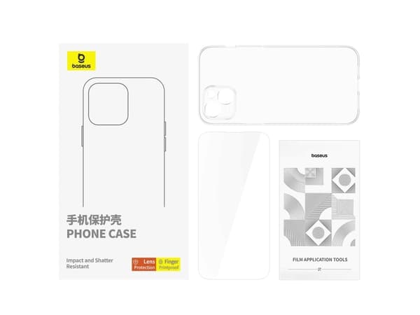 Magnetisk deksel til iPhone 15 Plus Baseus OS-Lucent Series (gjennomsiktig)