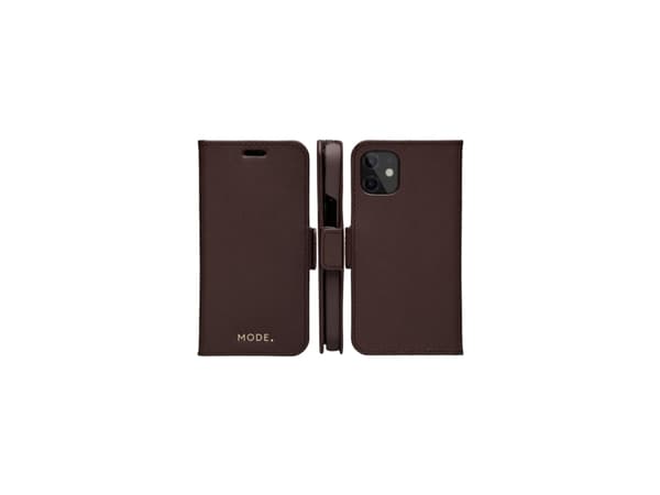 dbramante1928 Milano, Lommebok-etui, Apple, iPhone 12 mini, 13,8 cm (5.42"), Brun