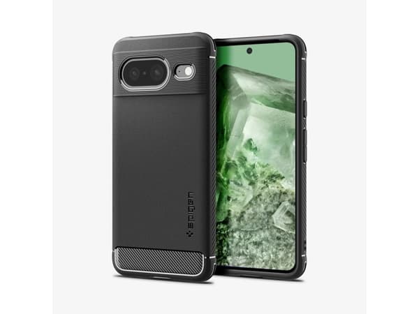 Spigen Rugged Armor, Suojus, Google, Google Pixel 8, 15,7 cm (6.16"), Musta