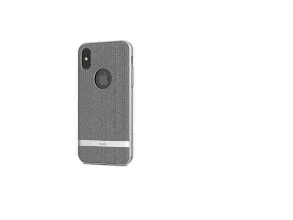 Moshi Vesta, Nahkakotelo, Apple, iPhone X, 14,7 cm (5.8"), Harmaa