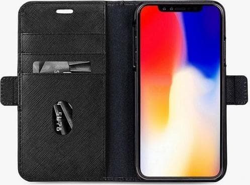 dbramante1928 NYXENIBL5172, Folio-kotelo, Apple, iPhone XR, Musta