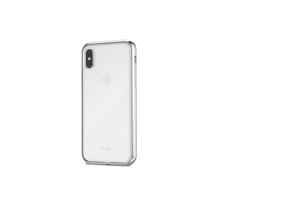 Moshi Vitros, Skal, Apple, iPhone X, 14,7 cm (5.8"), Silver, Transparent
