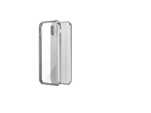 Moshi Vitros, Skal, Apple, iPhone X, 14,7 cm (5.8"), Silver, Transparent