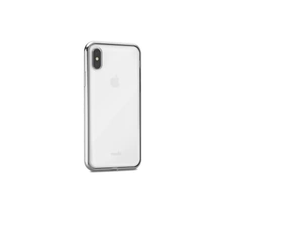 Moshi Vitros, Skal, Apple, iPhone X, 14,7 cm (5.8"), Silver, Transparent