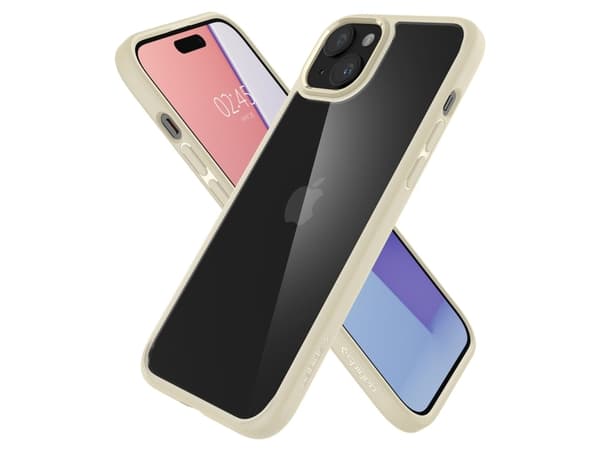 Spigen ACS06658, Omslag, Apple, iPhone 15 Plus, 17 cm (6.7"), Beige