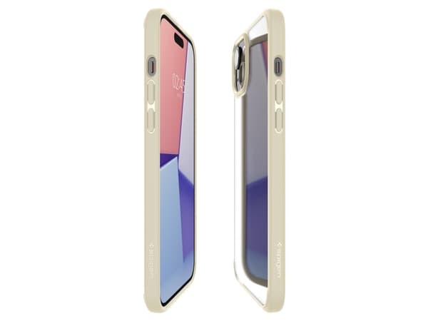 Spigen ACS06658, Omslag, Apple, iPhone 15 Plus, 17 cm (6.7"), Beige