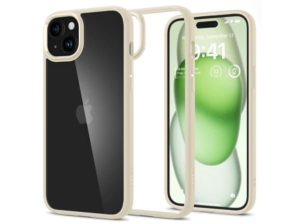 Spigen ACS06658, Omslag, Apple, iPhone 15 Plus, 17 cm (6.7"), Beige