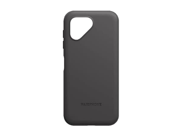 Fairphone - Baksidedeksel for mobiltelefon - termoplast-polyuretan (TPU) - matt svart - for Fairphone 5