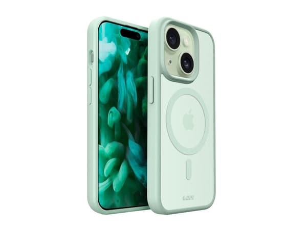 LAUT Huex Protect, Etui, Apple, iPhone 15, 15,5 cm (6.1"), Mynte, Gjennomsiktig