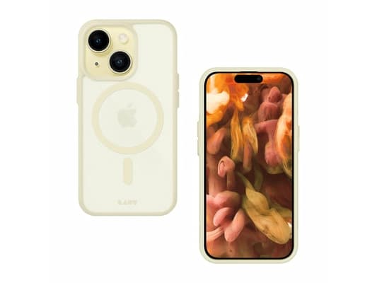 LAUT Huex Protect, Omslag, Apple, iPhone 15 Plus, 17 cm (6.7"), Translucent, Gul