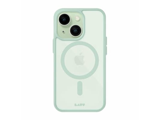 LAUT Huex Protect - beskyttelsesdeksel for iPhone 14 Plus/ 15 Plus kompatibel med MagSafe (mint)