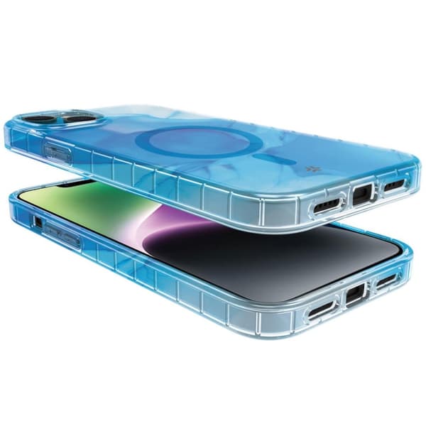 Celly Magshades TPU-deksel MagSafe iPhone 15 Blå
