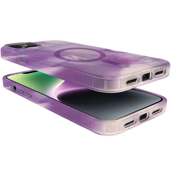 Celly Magshades TPU-deksel MagSafe iPhone 15 Purple