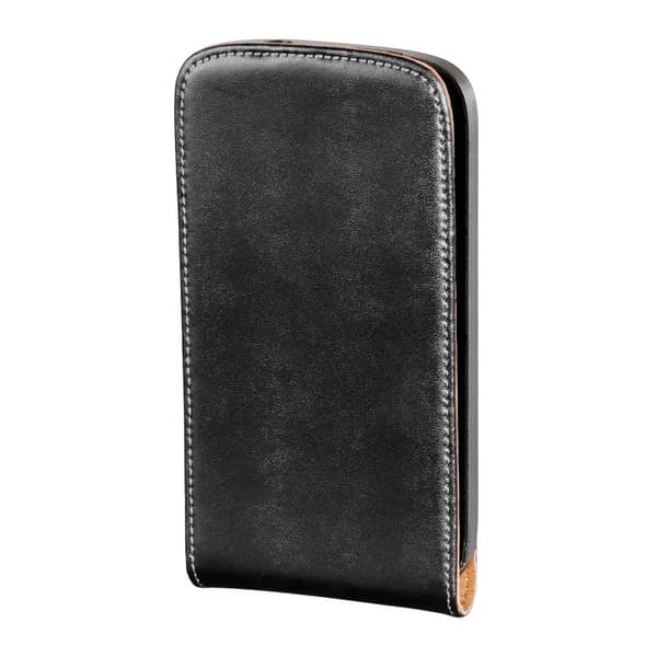 Hama Mobilväska HTC Salsa flip-front svart läder
