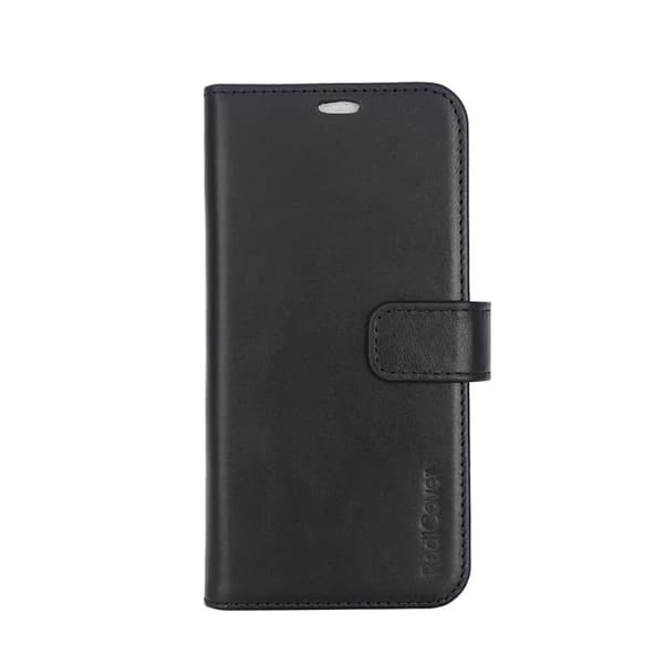 Radicover Wallet Case 2i1 Anti-stråling Læder MagS Sort - iPhone 15 Pro