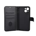 Pikkukuva 4 / 9: RADICOVER Flipcov Anti Radiation RFID 3 card MagS iPhone 15 Black PU