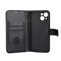 Pikkukuva 5 / 9: RADICOVER Flipcov Anti Radiation RFID 3 card MagS iPhone 15 Black PU