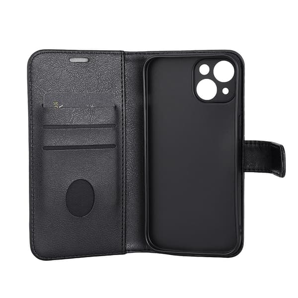 RADICOVER Flipcov Anti Radiation RFID 3 card MagS iPhone 15 Black PU