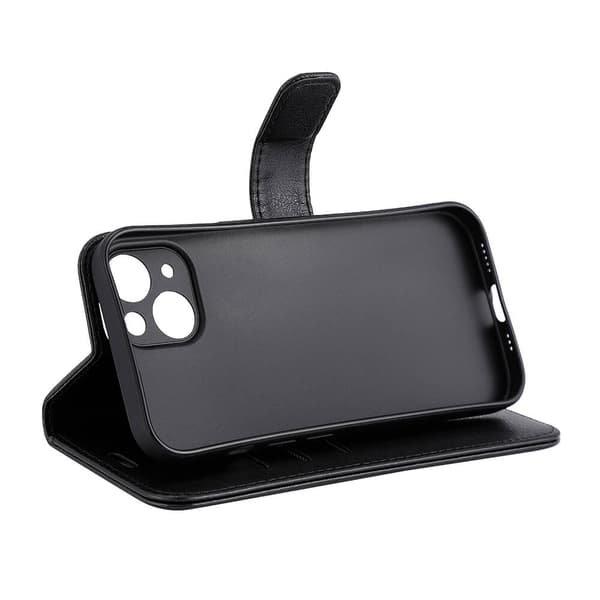 RADICOVER Flipcov Anti Radiation RFID 3 card MagS iPhone 15 Black PU