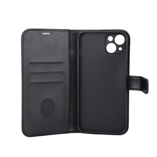 Radicover Mobilcover med Strålingsbeskyttelse PU MagS RFID Sort - iPhone 15 Plus
