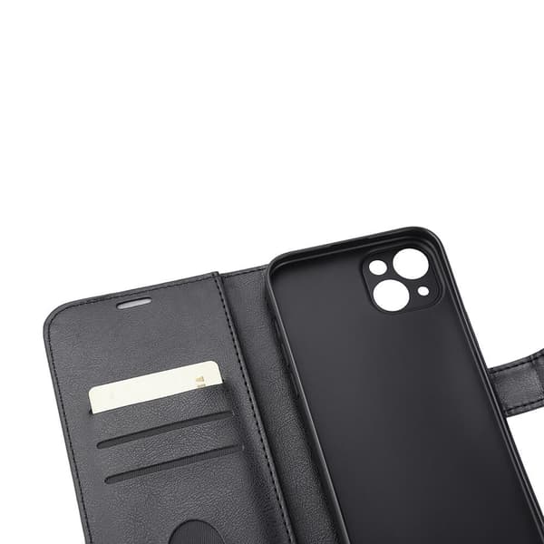 Radicover Mobilcover med Strålingsbeskyttelse PU MagS RFID Sort - iPhone 15 Plus