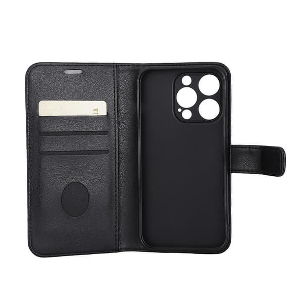 Radicover Mobildeksel Strålingsbeskyttelse PU MagS RFID Svart - iPhone 15 Pro
