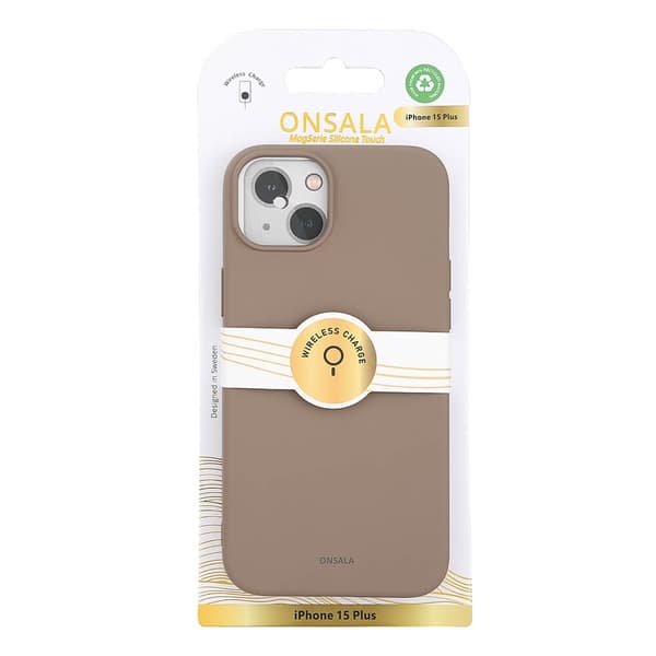 Onsala Mobilskal Silikon MagSeries Summer Sand - iPhone 15 Plus