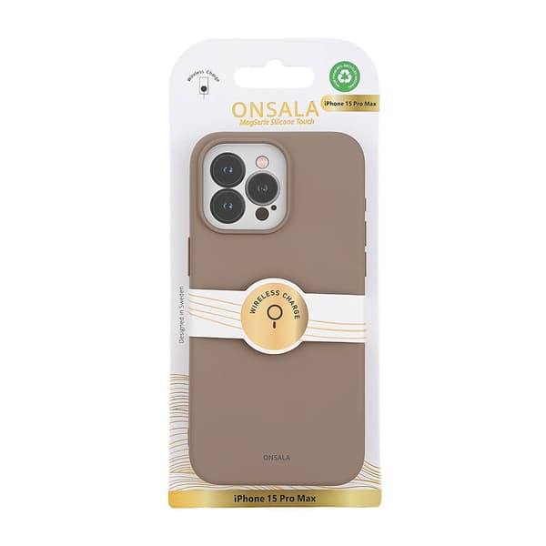 Onsala Mobilskal Silikon MagSeries Summer Sand - iPhone 15 Pro Max