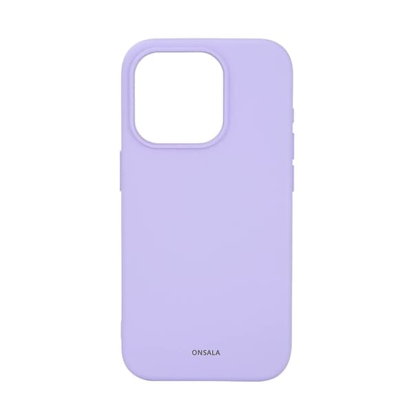Onsala Mobilcover Silikonefølelse MagSeries Lyselilla - iPhone 15 Pro