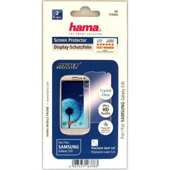 Hama Skärmskydd SamsungS3 Crystal Clear 2pack