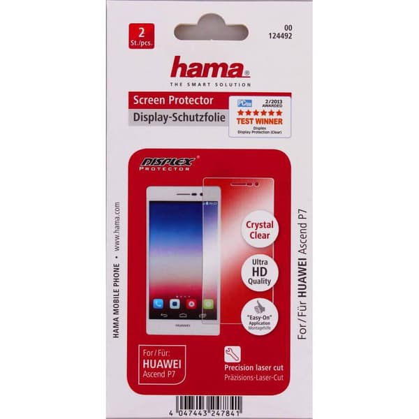 Hama Skärmskydd Huawei P7 Crystal Clear 2pack