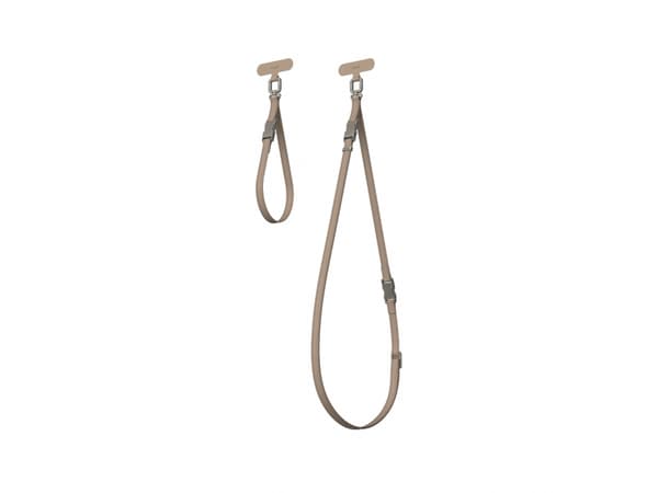 Moshi 2-i-1 håndledds-/kroppsstropp - Woodsmoke Brown