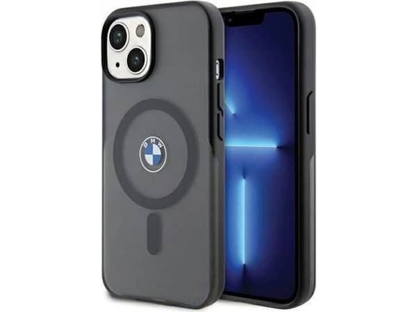 BMW BMHMP15SDSLK iPhone 15 / 14 / 136.1" black/black hardcase IML Signature MagSafe