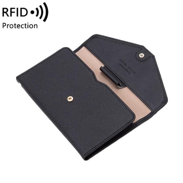 Plånböcker RFID Blocking Tri-Fold - Brun