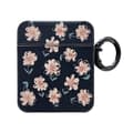 Miniatyrbild 1 av 6: Airpods 1/2 Skal TPU Läder Floral - Svart/Rosa