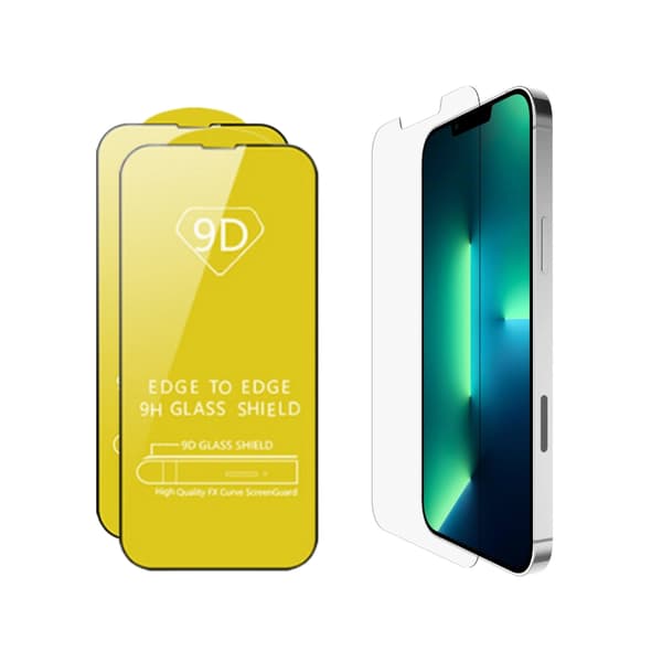 2-Pack Premium Skærmbeskyttelse i Hærdet Glas til iPhone